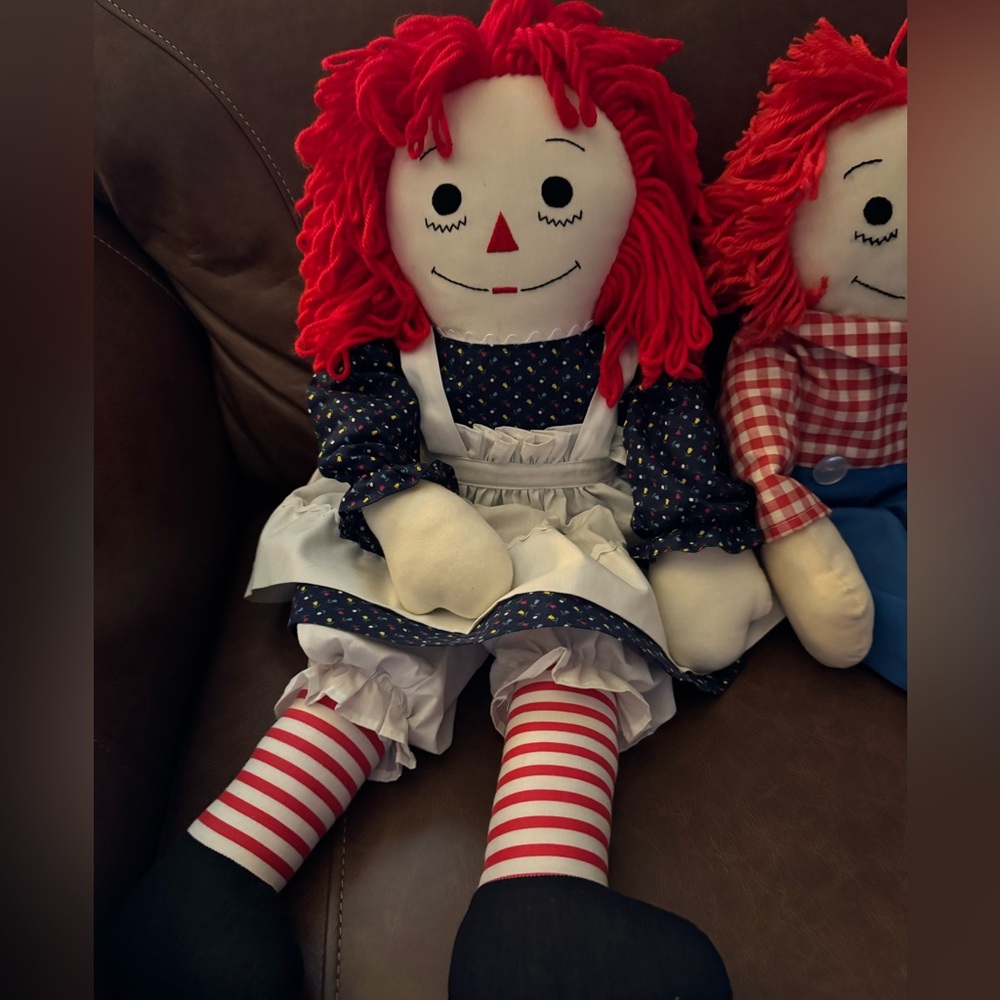 Classic Raggedy Ann & Andy Doll Set - Picture 2 of 7